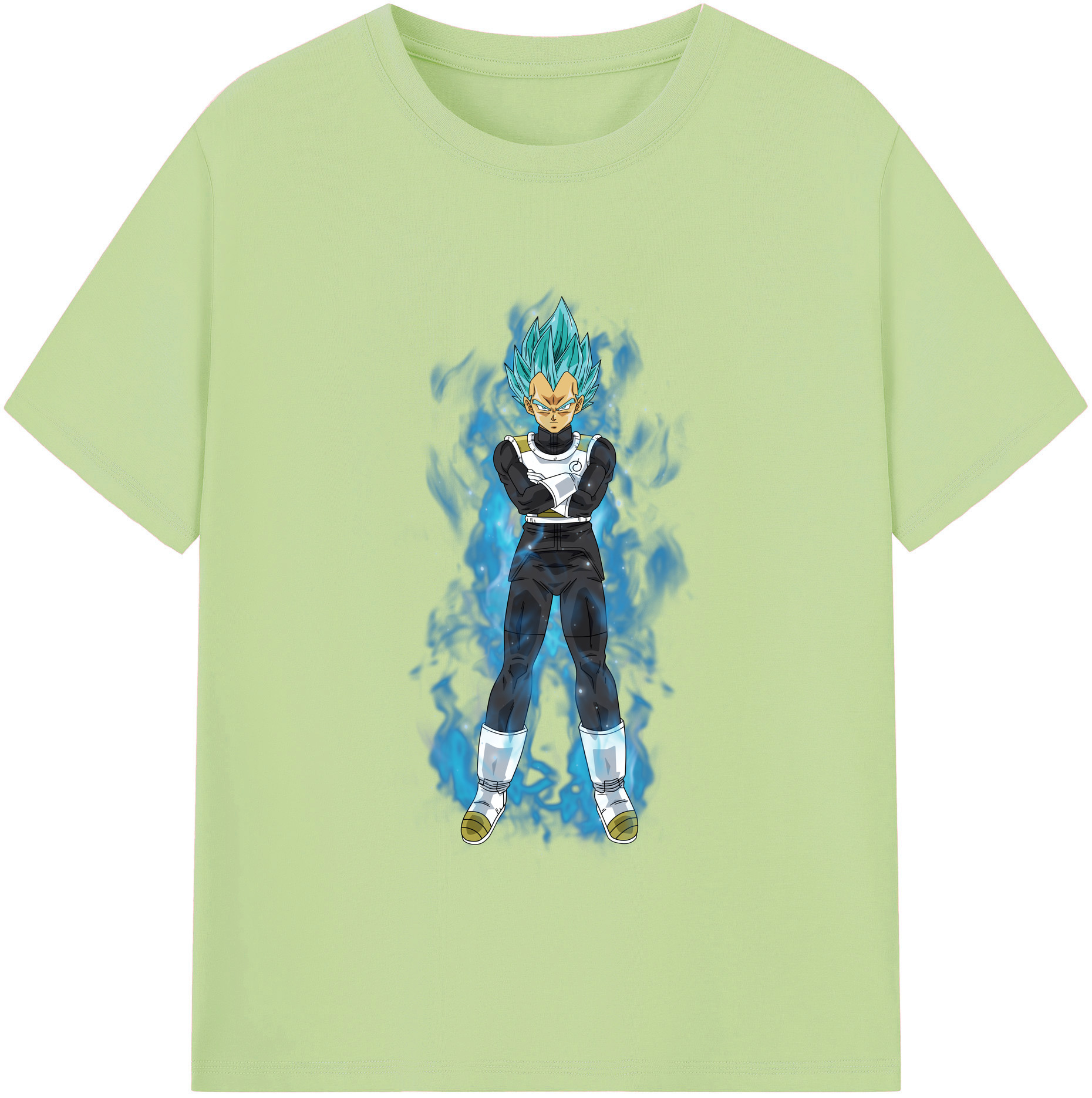 （画像用） ドラゴンボール ベジータ四世（Bejīta Yonsei）DRAGON BALL Vegeta IV 綿100％半袖Tシャツ（フロントプリント）